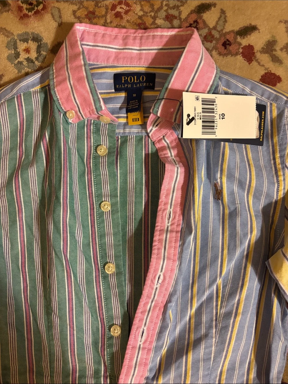 Polo by Ralph Lauren Girls Multicolored Dress